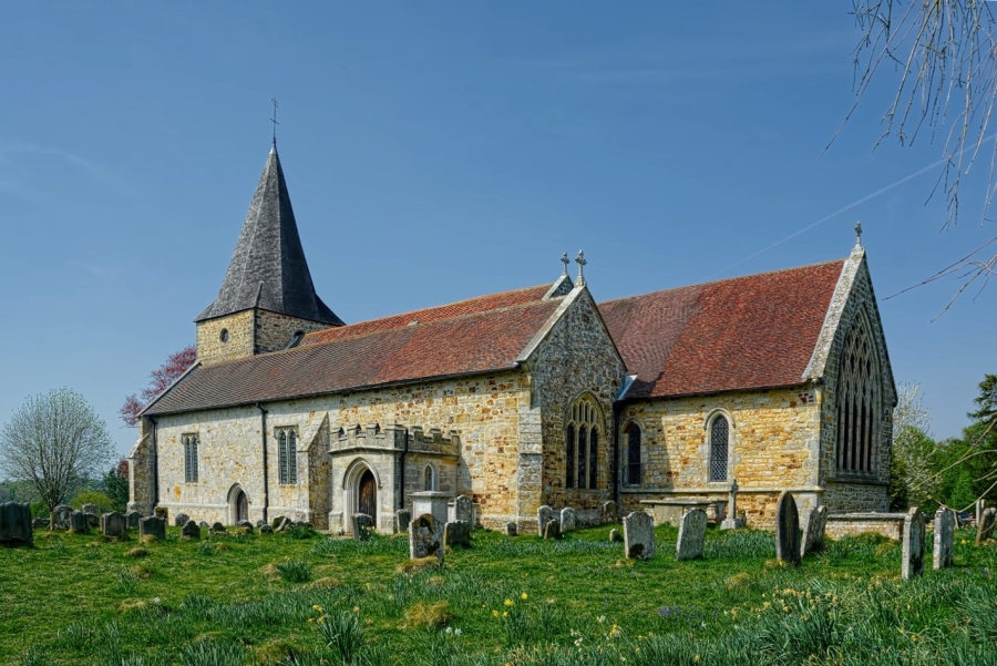 The Parish Church of St. Margaret the Queen, Buxted Park, East Sussex, England